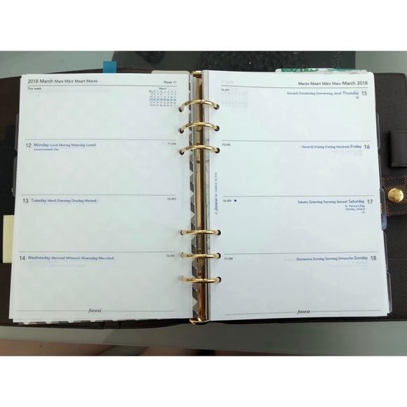 SOLD❗️❗️Louis Vuitton GM Damier Ebene Agenda - Picture 4 of 8